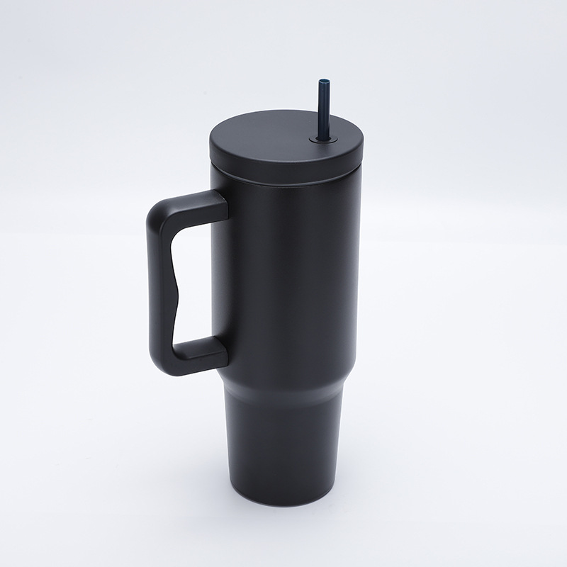 600ml Stainless Steel Cup with Straw