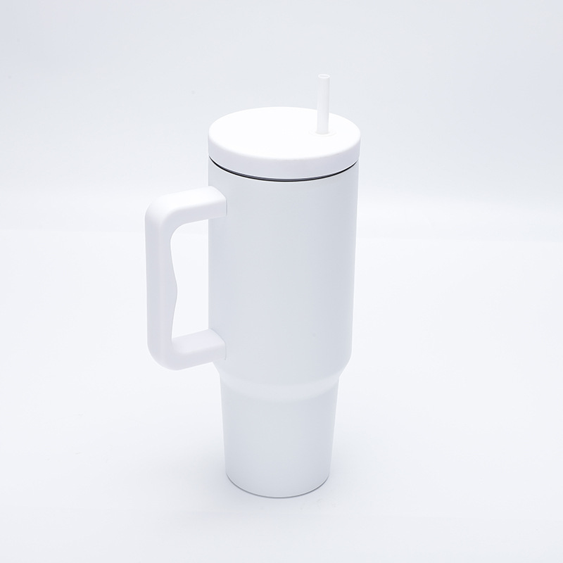 600ml Stainless Steel Cup with Straw